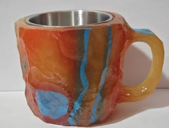 Resin Mineral Crystal Coffee Mugs