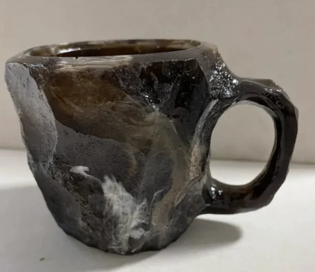 Resin Mineral Crystal Coffee Mugs
