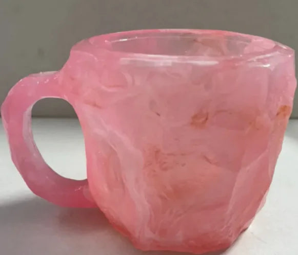 Resin Mineral Crystal Coffee Mugs