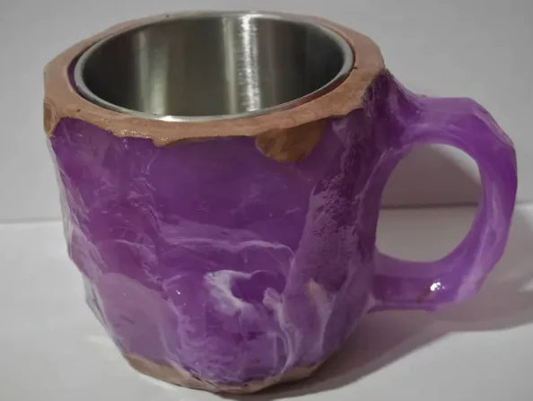 Resin Mineral Crystal Coffee Mugs