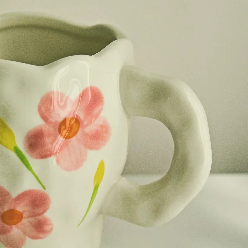 Handmade Chequered Mug