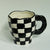 Handmade Chequered Mug