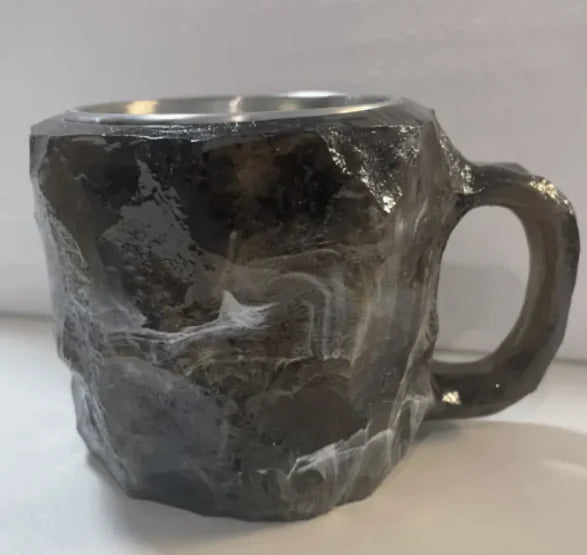 Resin Mineral Crystal Coffee Mugs