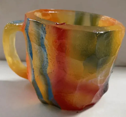 Resin Mineral Crystal Coffee Mugs