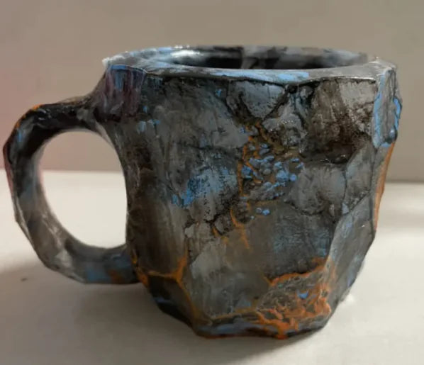 Resin Mineral Crystal Coffee Mugs