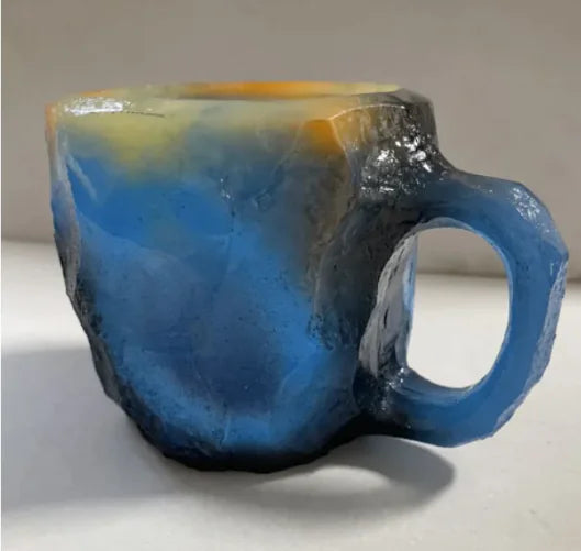 Resin Mineral Crystal Coffee Mugs