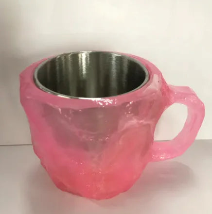 Resin Mineral Crystal Coffee Mugs